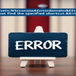 errordomain=nscocoaerrordomain&errormessage=could not find the specified shortcut.&errorcode=4