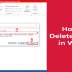 How to Remove a Page in the Word